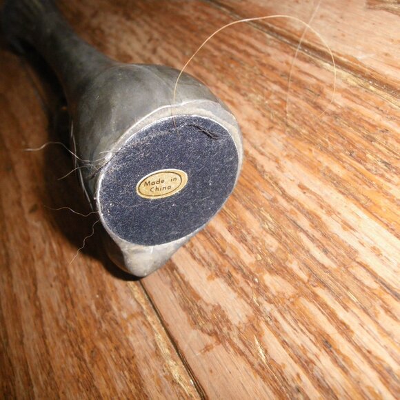 Vintage Small Metal Art Deco Style Vase w/ Swan Motif - Picture 4 of 4